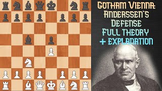 Play the VIENNA like a PRO   Anderssans defense EXPLAINED  FULL THEORY chess chessopenings [upl. by Alhsa125]