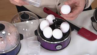 Yes Chef Stainless Steel Egg Cooker amp Poacher on QVC [upl. by Avid]