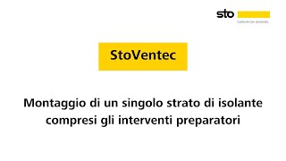 04 Montaggio di un singolo strato di isolante compresi gli interventi preparatori [upl. by Larimer]