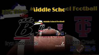 Middle School Football game of the Week [upl. by Anawak]