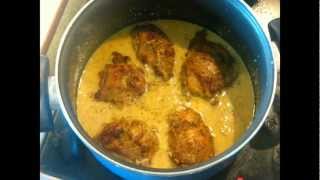 Chicken Korma authentic Indian curry recipe professional restaurant cooking [upl. by Ailedo441]