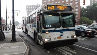 MTA 2003 New Flyer D60HF quotGalaxyquot Articulated 5681 Bx28 bus [upl. by Latoyia]