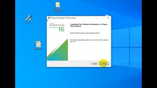 How to install VMware Workstation Player in windows 10 64 bit [upl. by Auqinat]