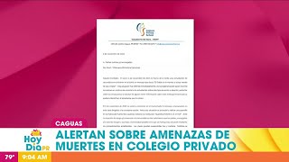 Suspenden clases en colegio de Caguas por alegadas amenazas de muerte [upl. by Yetac]