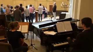 Pianist John Ahern pranks wedding rehearsal with Star Wars [upl. by Atinrahs]