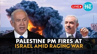 LIVE  Palestinian Prime Minister Slams Israel Over Gaza Onslaught  Continuous Coverage [upl. by Possing114]