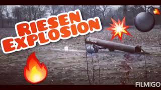 Karbid schießen  Explosion compilation  Ostfriesland Folmhusen [upl. by Enirehtak]