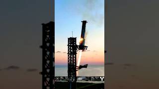 🚀 SpaceX Catch Makes History Booster Caught MidAir in ‘Chopsticks Maneuver shorts elon musk [upl. by Zemaj]