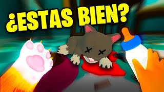 LUCHO contra el OTRO GATO por la ABUELITA vuelvo a ser un BEBÉ 😮 I AM CAT VR [upl. by Lectra998]