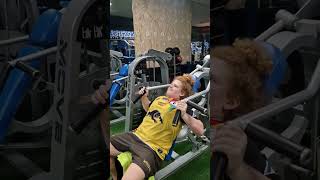 My gym journey day 63 chest triceps gym hardwork [upl. by Luzader]