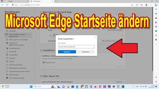 Microsoft Edge Startseite ändern amp einstellen Anleitung [upl. by Haela]