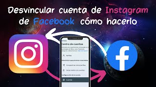 ❌️Desvincular Instagram de Facebook desde tu móvil shorts [upl. by Doelling]