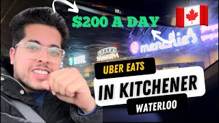 Doing Uber EatsDoor Dash in Kitchener Waterloo 🇨🇦  200  a day 😨  Canada Vlogs 🇨🇦 [upl. by Iht327]