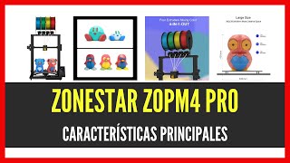 ZoneStar Z8PM4 PRO FDM Impresora 3D ¡Todo lo que NECESITAS Saber [upl. by Decrem40]