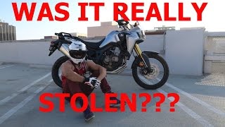 WAS FOUSEYS MOTORCYCLE ACTUALLY STOLEN [upl. by Eetsirk]