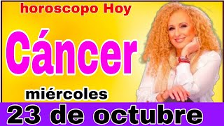 horoscopo de hoy Cáncer  Horóscopo Diario  Cáncer  23 de octubre de 2024 [upl. by Nnyloj]