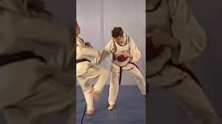 WHEN TO COUNTER ROUNDHOUSE TAE KWON DO [upl. by Tamberg]