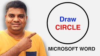 How To Draw Circle In Word MICROSOFT [upl. by Marianna]