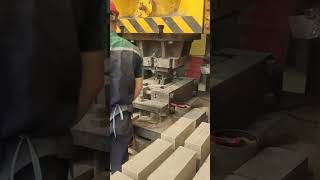 Brick shaped refractory brick production process [upl. by Thier]