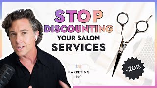 Salon marketing promotion ideas that DONT work Discounted Services  Marketing 100  Ep 13 [upl. by Assirim]