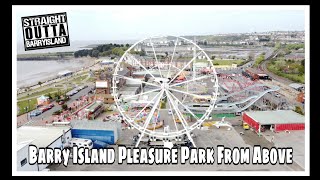 Barry Island Pleasure Park By Drone [upl. by Onitrof]