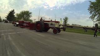 Community Antique Tractor Pullers Muscoda 2013 Matt Bird 560 Diesel [upl. by Tnirb725]