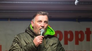 Lutz Bachmann Pegida 09Jan2017 auf dem Altmarkt [upl. by Cogswell939]