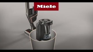 Triflex HX1  Emptying the dust container I Miele [upl. by Lief]