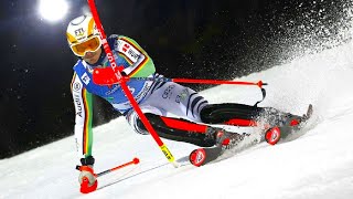 FIS Alpine Ski World Cup  Mens Slalom Run 1  Schladming AUT  2024 [upl. by Llirrem]