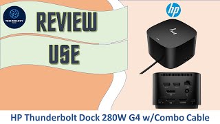 Review HP Thunderbolt G4 Dock  Unbox Setup amp Use [upl. by Eiuqcaj]