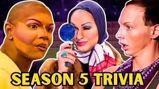 25 Questions Only TRUE Fans Can Answer  Drag Race Season 5 Quiz [upl. by Einalem]