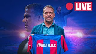 🔴 FULL LIVESTREAM HANSI FLICKs OFFICIAL PRESENTATION as FC Barcelona coach 🔵🔴 [upl. by Abra853]