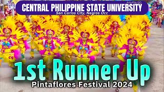 1ST RUNNER UP CPSU STREET DANCE PINTAFLORES FESTIVAL 2024 SAN CARLOS CITY [upl. by Behm239]