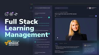 Build a Nextjs Learning Management App  AWS Docker Lambda Clerk DynamoDB ECR S3 Shadcn Node [upl. by Akiemehs]