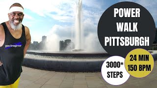 Boost Your Fitness  Power Walk Pittsburgh  Fast Paced 150 BPM  Low Impact Workout  3000 Steps [upl. by Annawot]