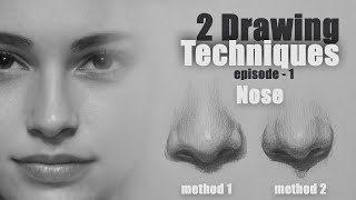 2 Drawing Technique  Nose  How to Draw Nose for Beginners sketchbookbyabhishek [upl. by Anny]