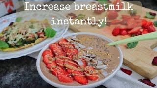 How to increase breastmilk instantly Breastfeeding recipes that work like magic 🪄 😍👩🏻‍🍼 [upl. by Rusticus]