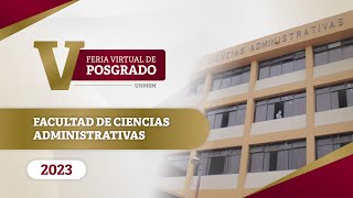 UPG Ciencias Administrativas  V Feria Virtual de Posgrado UNMSM [upl. by Nareht]