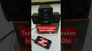 tes sound speaker 100 an Kisonli u2500bt speakerbluetooth speakerlaptop speakerpc speaker [upl. by Pendleton]