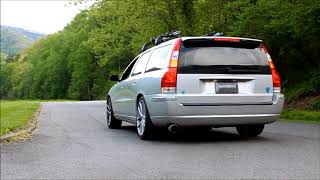 Volvo V70 25T 3quot Downpipe EuroSport Tuning Catback [upl. by Lusa]