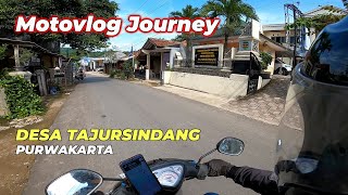 Purwakarta Jawa barat Indonesia  Explore Desa Tajursindang Sukatani  Motovlogging [upl. by Orutra]