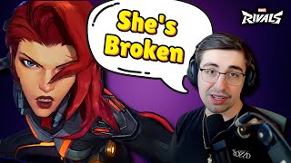 Black Widow Is META Reacting to Shroud Black Widow Gameplay Marvel Rivals [upl. by Nevsa770]