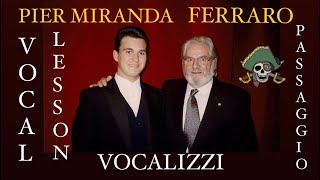 PIER MIRANDA FERRARO  YOUNG GIOVANNI RIBICHESU FIRST LESSONS  VOCALIZZI  ARPEGGI  PASSAGGIO [upl. by Bree]