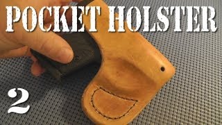 Making a Leather Pocket Holster for my Boberg XR9S  Part 2 [upl. by Maag]