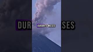 🌋 Impacto global supervolcán en erupción shorts curiosidades [upl. by Ivek]