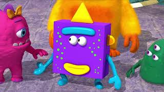 Woofie Goes Walkies  Monster Math Squad  Video for kids  WildBrain Wonder [upl. by Limemann]