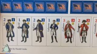 Unboxing Washingtons War by GMT  The Players Aid [upl. by Elana]