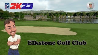 PGA Tour 2K23  Elkstone Golf Club  Course Review amp Playthrough [upl. by Noswal440]