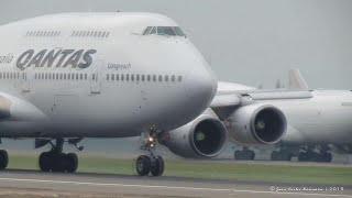 BOEING 747 TIME  aeropuerto de Santiago de Chile SCLSCEL Qantas  Centurion Cargo [upl. by Orban755]