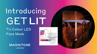 Introducing MAGNITONE Get Lit Tri Colour LED Face Mask [upl. by Kissie]